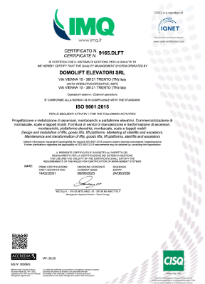 Certificazioni