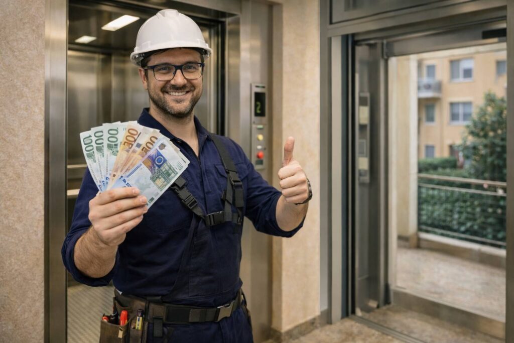 Quanto guadagna un ascensorista?