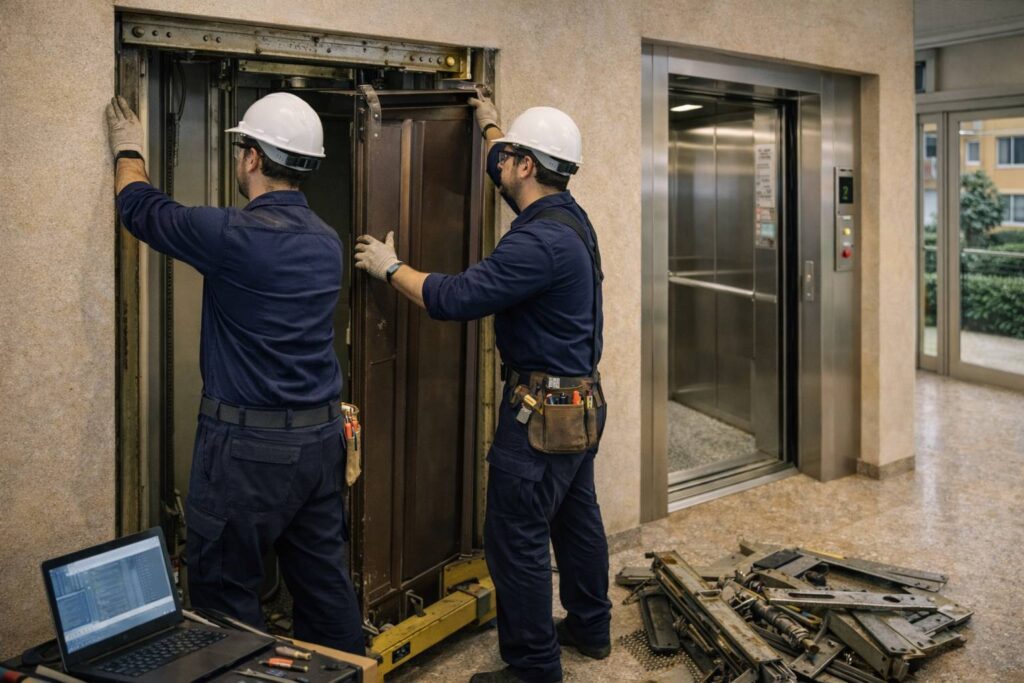 Sostituzione ascensore condominio: quando e perché?